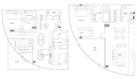 Floorplan at Glass House by Windsor
